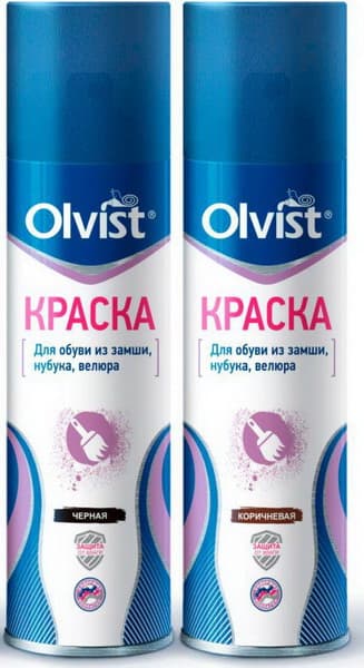 2093ES/067 OLVIST Аэрозоль-краска д/замши ОКЕАН 250 мл