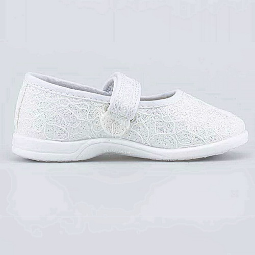 231256-12 Туфли текстильные Котофей для Девочки серебристый